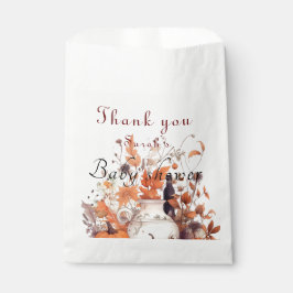 Bolsa De Papel Caída de calabaza elegante Ducha de bebé