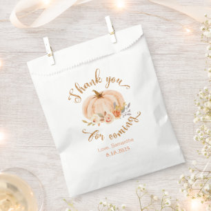 Bolsa De Papel Caída pequeño calabaza cumpleaños gracias a tratar