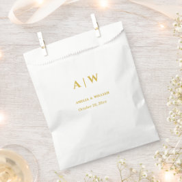 Bolsa De Papel Caja de cerillas minimalista de boda en blanco ele