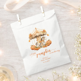Bolsa De Papel Calabaza de carrusel otoño está en camino de dar u