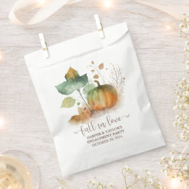 Bolsa De Papel Calabaza Rústica Elegante Enamórate
