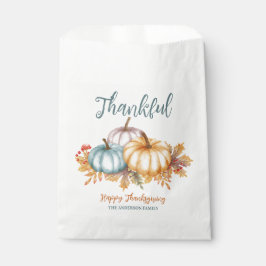 Bolsa De Papel Calabazas acuáticas de agradecimiento Feliz Día de