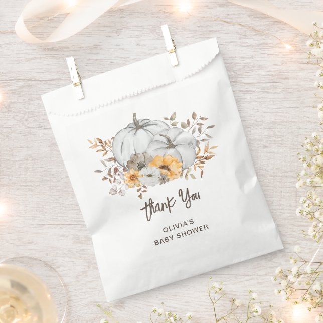 Bolsa De Papel Calabazas otoñales (Cortado)