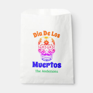 Bolsa De Papel Calavera de azúcar de Dia De Los Muertos   Persona