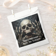 Calavera Espeluznante Halloween Telaraña Gótica