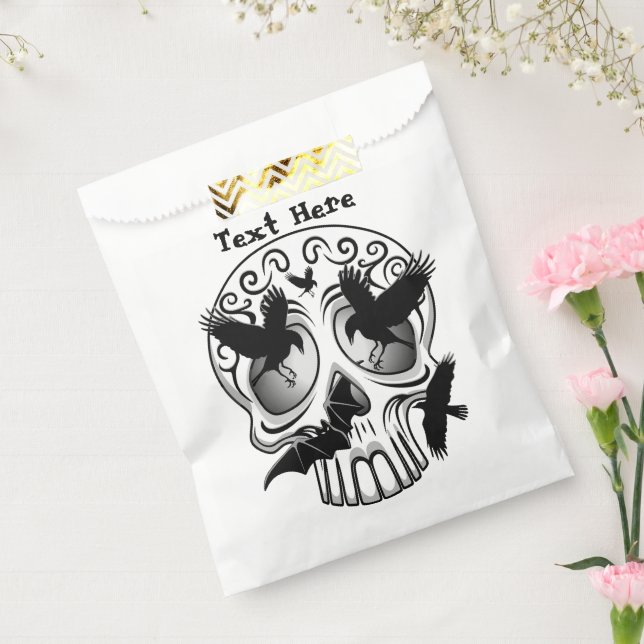 Bolsa De Papel Calaveras decorativas de Halloween (Sellado)