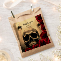 Calaveras góticas negras y rojas rosas espeluznant