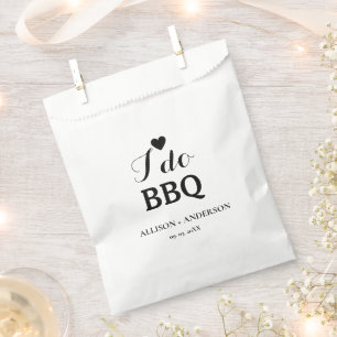 Bolsa De Papel Caligrafía moderna i do bbq ducha de novia