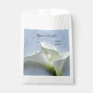 Bolsa De Papel Calla se liga en el fondo decorativo
