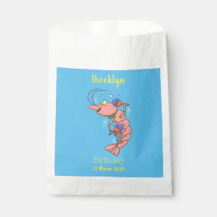 Bolsa De Papel Camarón alegre, personalizado de la gamba