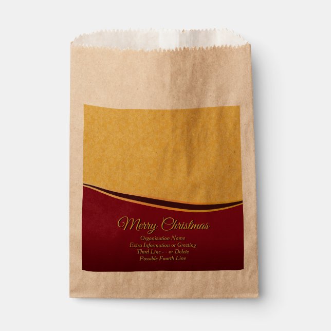 Bolsa De Papel Cambiar toda la organización del texto Fiesta de N (Anverso)