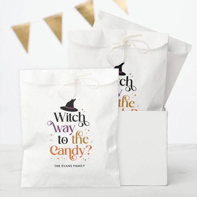 Bolsa De Papel Camino Bruto Al Candy Halloween Party Favor Bag (Subido por el creador)