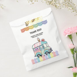 Bolsa De Papel Camión moderno con crema de hielo aspira Baby Show