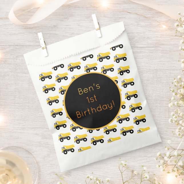 Bolsa De Papel Camiones de construcción de camiones volcados (Cortado)