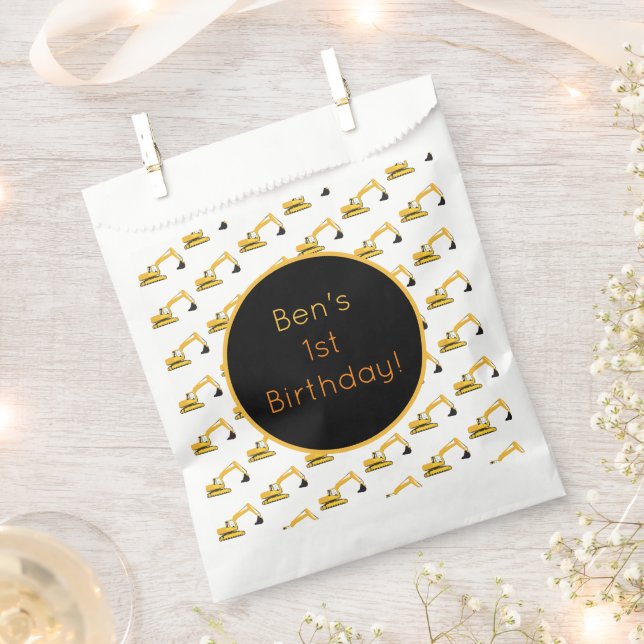 Bolsa De Papel Camiones de construcción de excavadoras (Cortado)