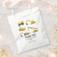 Camiones de construcción Fiesta de cumpleaños Grac