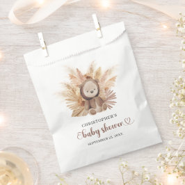 Bolsa De Papel Camisas tropicales de sudadera marrón de oso bebé