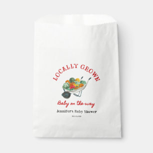 Bolsa De Papel Campesinos cultivados localmente comercializan Bab