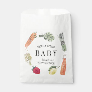 Bolsa De Papel Campesinos cultivados localmente comercializan Bab