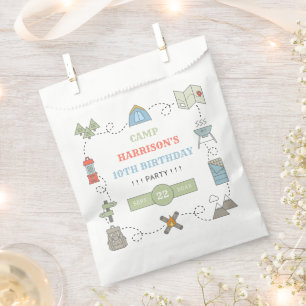 Bolsa De Papel Camping Cualquier Fiesta de Cumpleaños de Edad