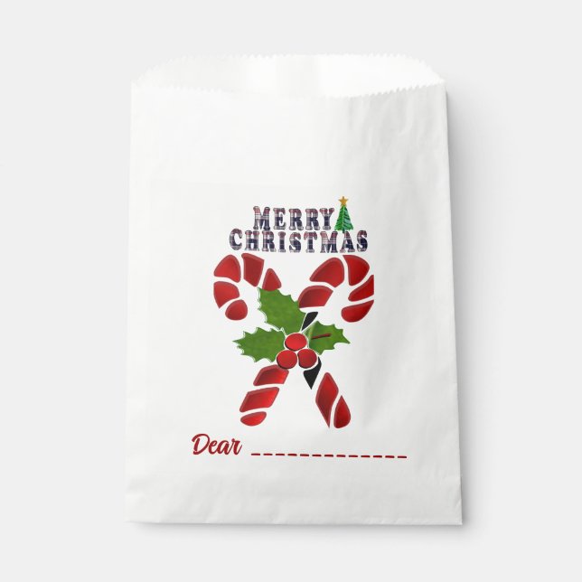 Bolsa De Papel Caña de Caramelo  (Anverso)