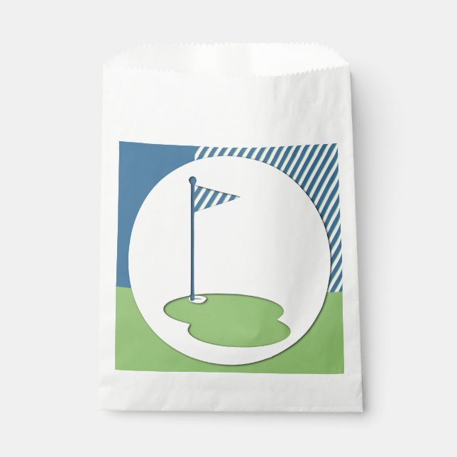 Bolsa De Papel Cancha de golf (Anverso)