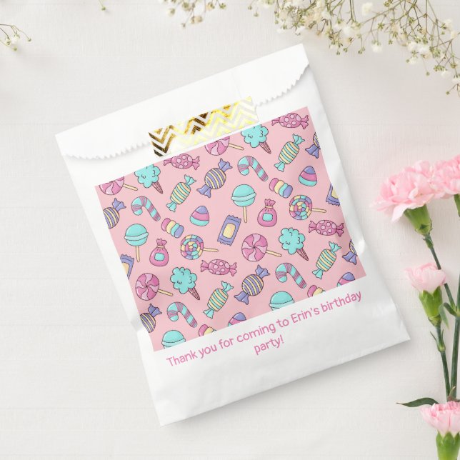 Bolsa De Papel Candy Birthday Party (Sellado)