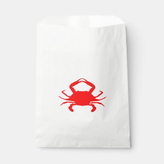 Bolsa De Papel Cangrejo Rojo (Anverso)