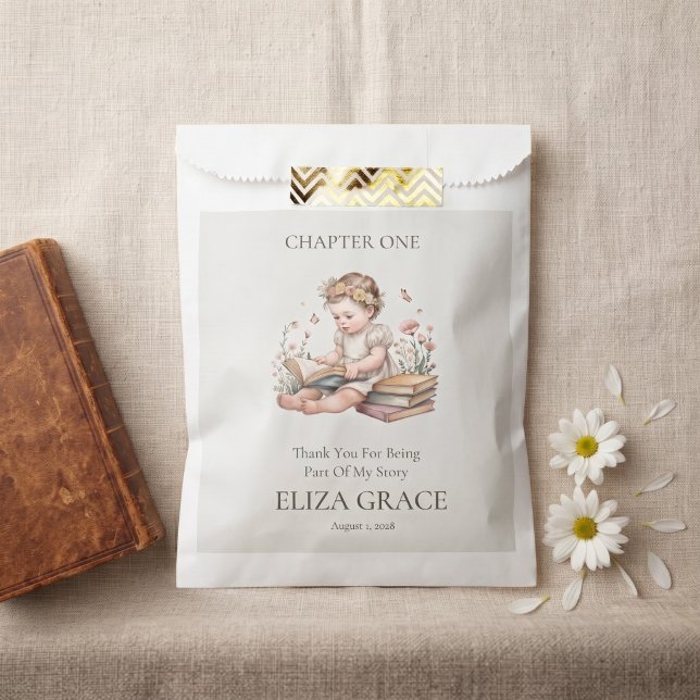 Bolsa De Papel Capítulo Uno Cumpleaños Personalizado con Tema de  (Subido por el creador)