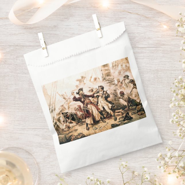 Bolsa De Papel Captura, Pirata Barbanegra, Venganza de la Reina A (Cortado)