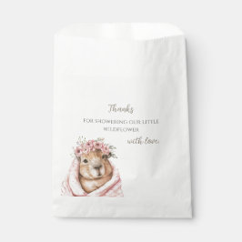 Bolsa De Papel Capybara Baby Shower • Wildflower