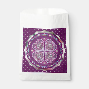 Bolsa De Papel Cardinal Red Rosace
