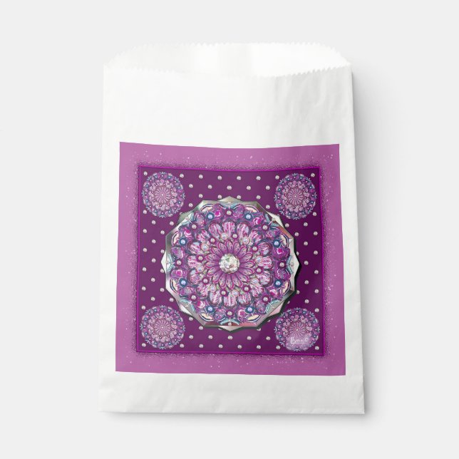 Bolsa De Papel Cardinal Red Rosace (Anverso)