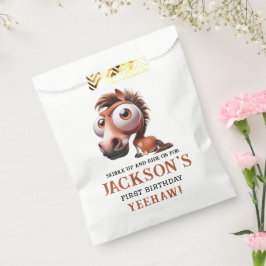 Bolsa De Papel Caricaturas de caballos Fiesta de cumpleaños 1