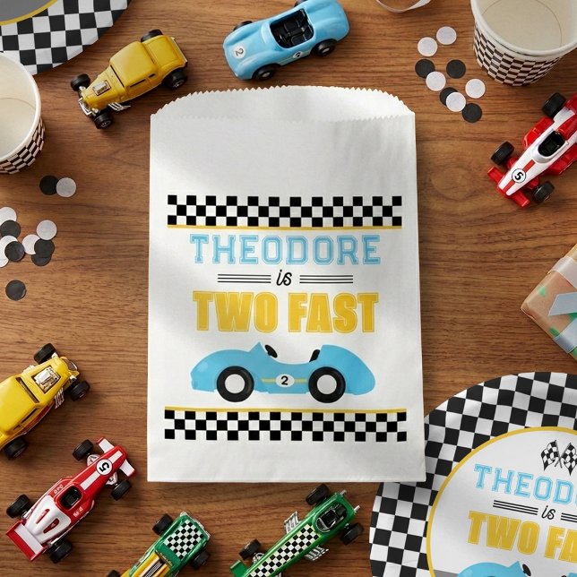 Bolsa De Papel Carrera de Dos Autos Rápidos Fiesta de Cumpleaños  (Subido por el creador)