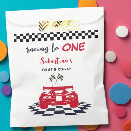 Bolsa De Papel Carreras a un primer cumpleaños de niños