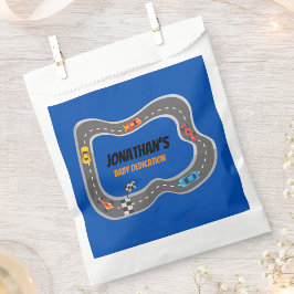 Bolsa De Papel Carreras Carros pista de carreras de niños Dedicac