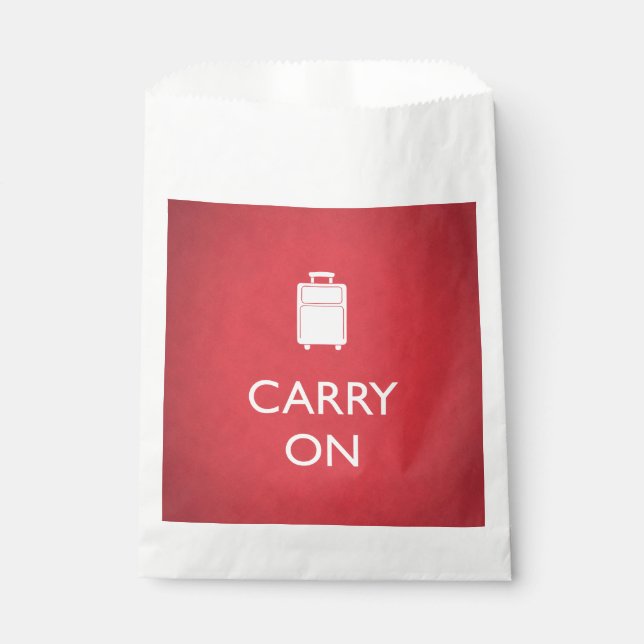 Bolsa De Papel CARRY ON - Equipaje - Funny Red (Anverso)
