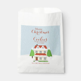 Bolsa De Papel Casa abierta de navidades