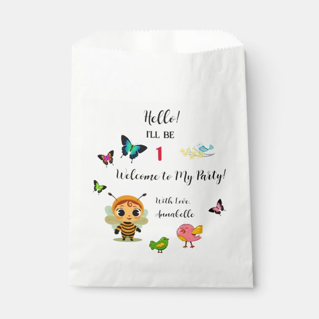 Bolsa De Papel Celebración de los niños Fiestas en el jardín (Anverso)