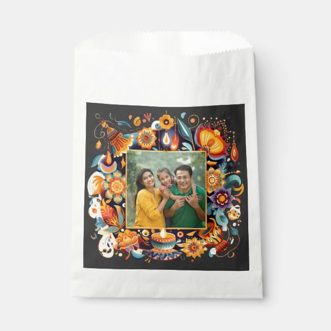 Bolsa De Papel Celebración del Diwali (Anverso)