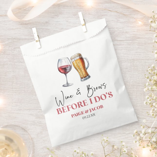 Bolsa De Papel Cena de ensayo de Wine and Brews Before I Do's (Cortado)