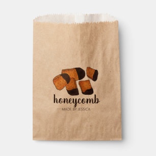 Bolsa De Papel Cenicienta de esponja de Honeycomb británico Toffe