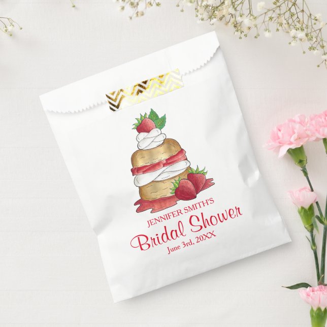 Bolsa De Papel Cereza de fresa Tapón postre fresa fresas (Sellado)
