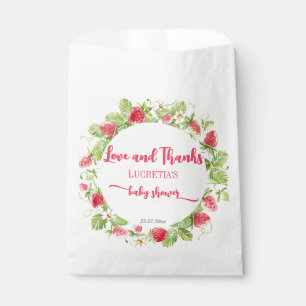Bolsa De Papel Cerezo de fresa dulce ducha bebé gracias