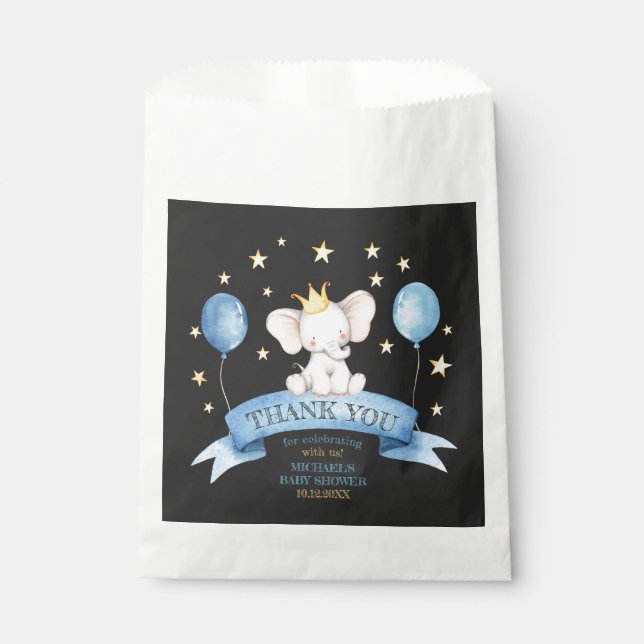 Bolsa De Papel chalk elephant STARS BALLOONS (Anverso)