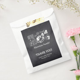 Bolsa De Papel Chalkboard Adventure espera Baby Shower