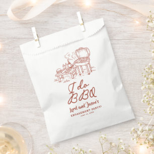 Bolsa De Papel Champán de Pareja I Do BBQ