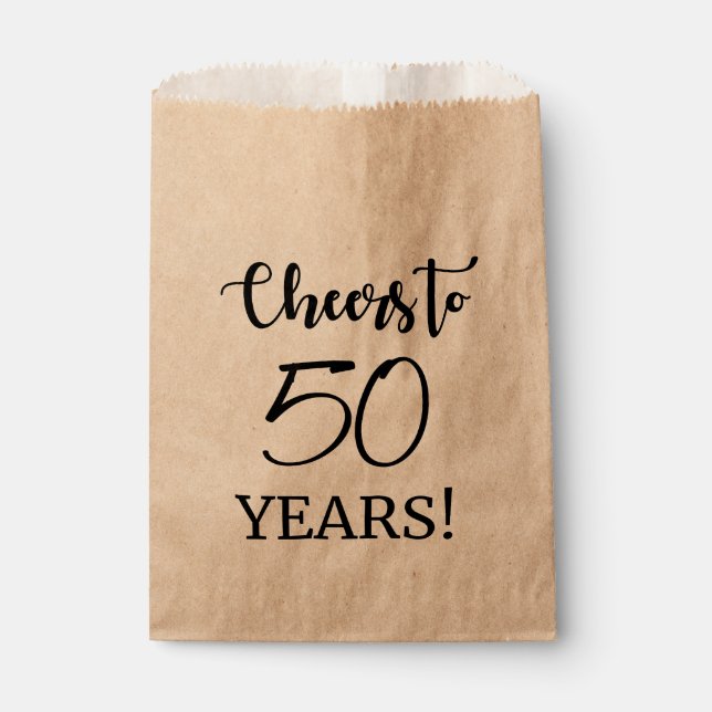 Bolsa De Papel Cheers to 50 Years! (Anverso)