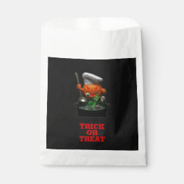 Bolsa De Papel Chef Calabaza Caldero Truco o Trato Halloween